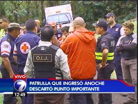 Cruz Roja sigue sin dar con funcionarios judiciales extraviados en el Zurquí