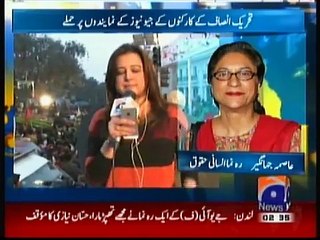 PTI Imran Khan workers attack Journalists