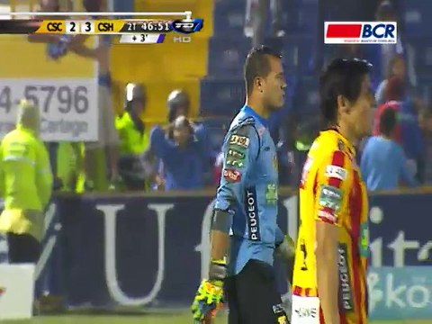 Gol: Cartaginés 2 - 3 Herediano