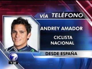 Andrey Amador comentó sus planes para finalizar este 2013