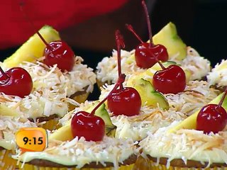 Receta: Quequitos de piña colada