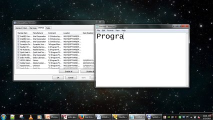 How to disable start up program in windows