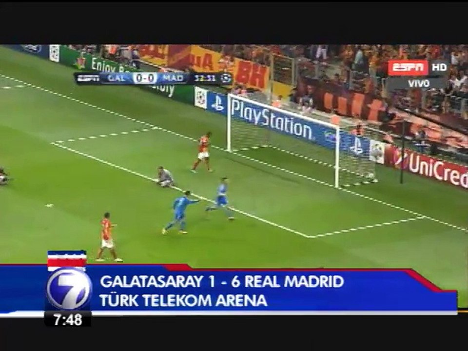 Galatasaray 1 - Real Madrid 6