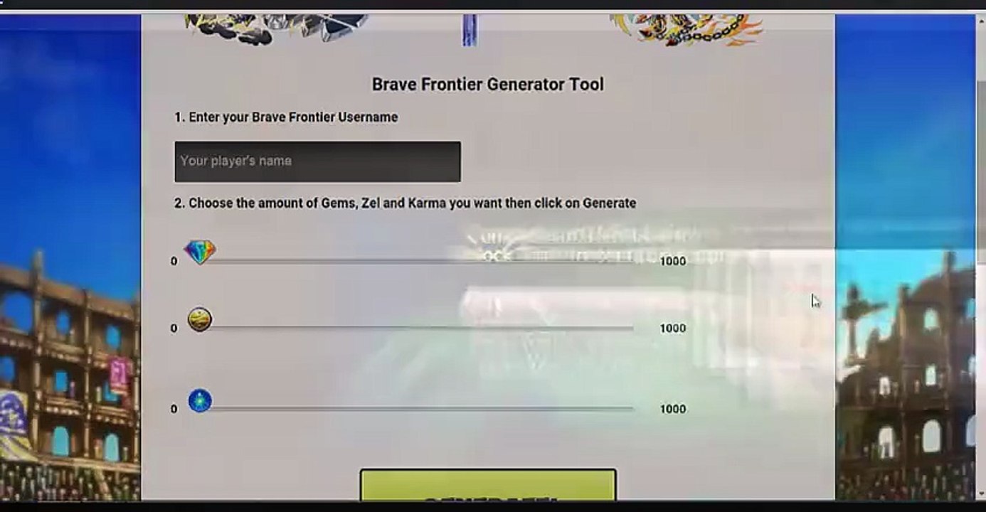 Brave Frontier Cheats Online Generator Unlimited Gems Zel Karma