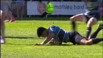 TOP14 - Montpellier - Lyon: Essai Robert Ebersohn (MON) - J21 - Saison  2014/2015