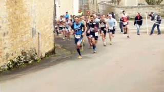 duathlon La Rochebeaucourt 28-03-2015 départ championnat d'Aquitaine