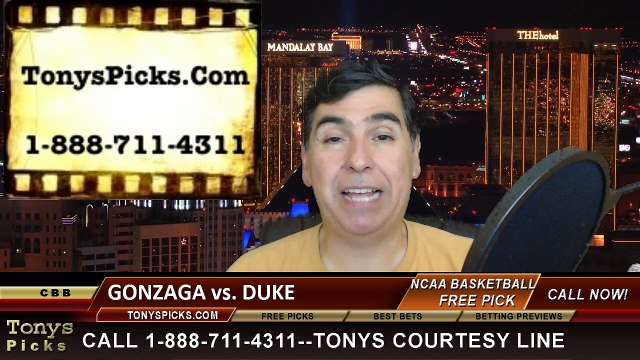 Duke Blue Devils vs. Gonzaga Bulldogs Free Pick Prediction NCAA Tournament College Basketball Odds Preview 3-29-2015