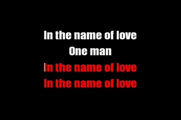 KARAOKE U2 - Pride [In the name of love]