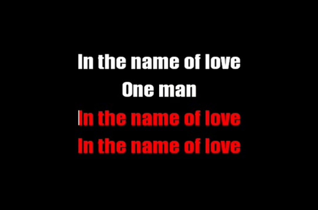 KARAOKE U2 - Pride [In the name of love]