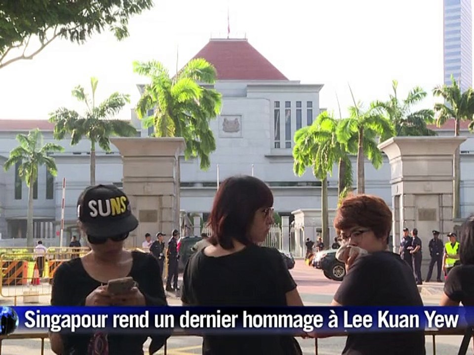 Singapour rend un dernier hommage à son fondateur Lee Kuan Yew