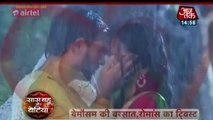 Satrangi Sasural Aarushi-Vihaan Hot Sizzling Rainy Romance 29th March 2015