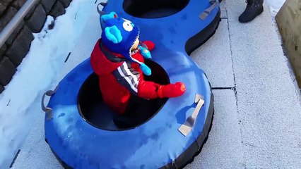 SNOW TUBING & DIPPIN DOTS! Racing, Crashing & Laughing (Ober Gatlinburg, TN Family Vlog #4)