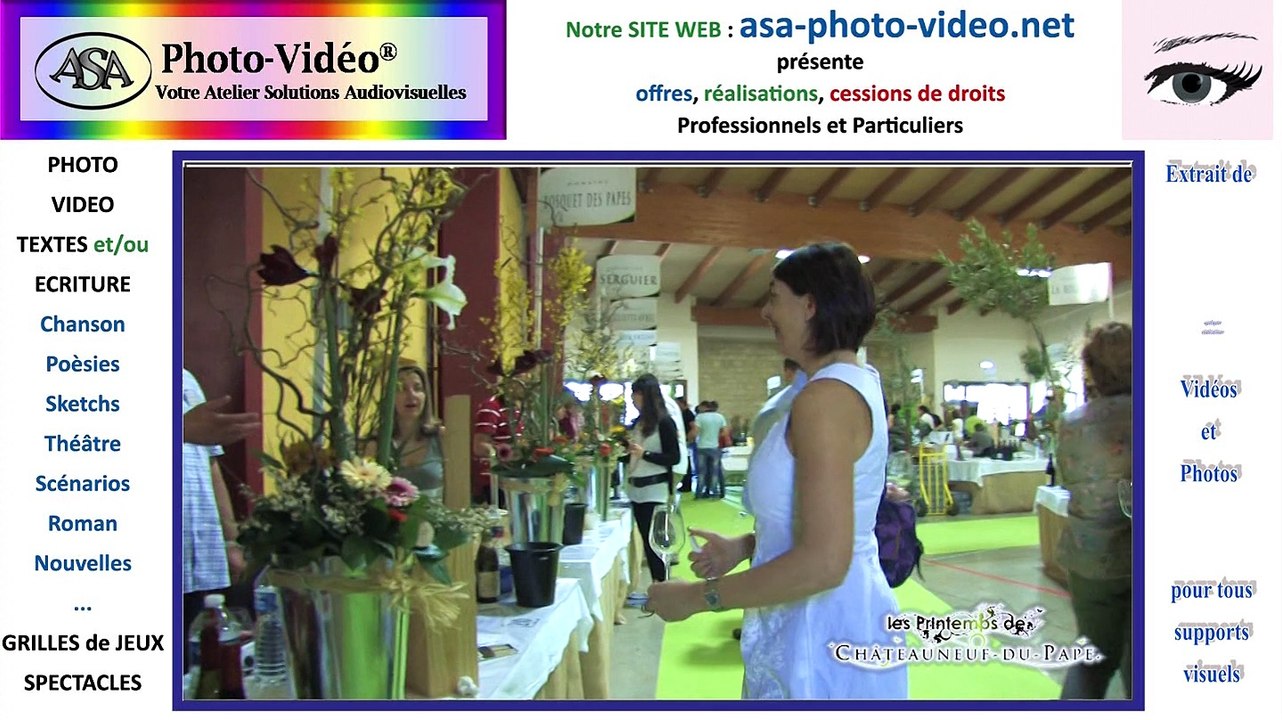 SALONS (Extrait de réalisations pour la promotion de)