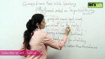 English Grammar Lessons - English Lesson : Common Errors people make while speaking English.