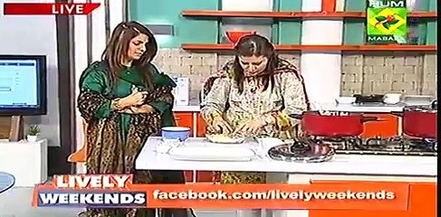 Lively Weekends Recipes Kiran Khan  Part 2 - Jan 4, 2015