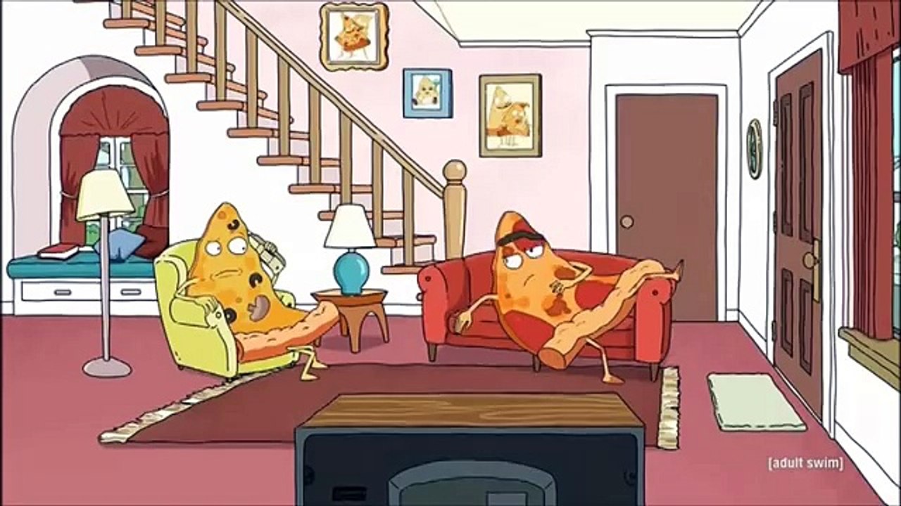 Ordering a pizza Rick & Morty