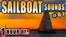 BOAT SOUNDS ocean waves for Sleeping and relaxation. Sleep Sounds and White Noise for 1 hour