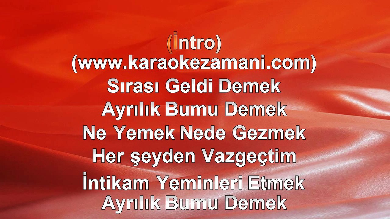 Aslı Hünel - Yıkılmadan Çıkma Karşıma - (2013) TÜRKÇE KARAOKE