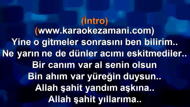 Aşkın Nur Yengi - Allah Şahit - 1997 TÜRKÇE KARAOKE