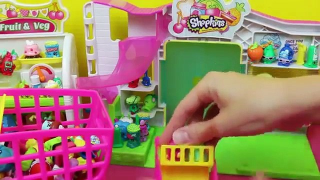 Frozen Kids Shopkins Playset Opening Shopping Cart NEW & Shopkins Collection Felicia DisneyCarTo
