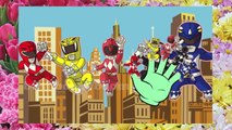 Finger Family ( POWER RANGERS ) Nursery Rhymes for Childrens Babies and Toddlers