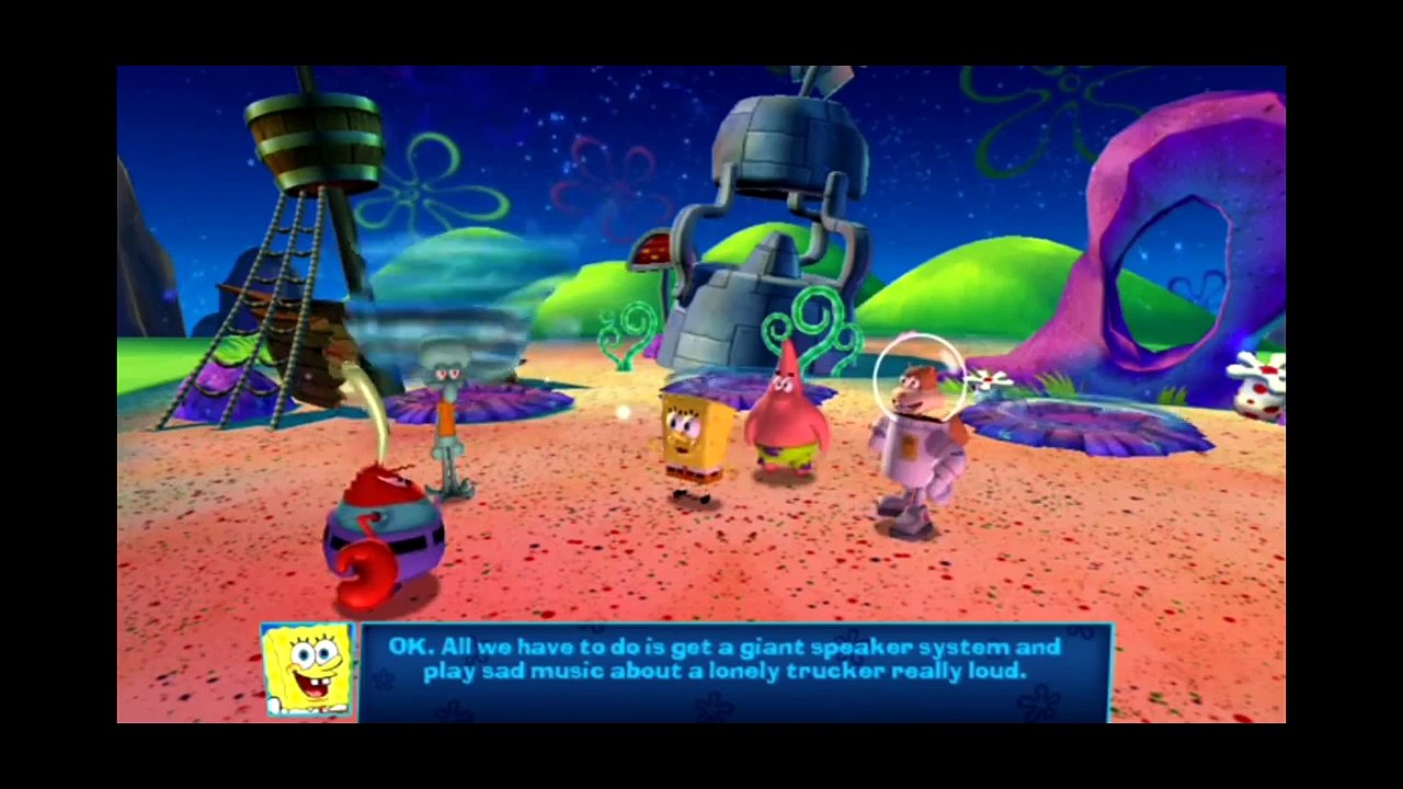 SpongeBob SquarePants - Planktons Robotic Revenge - Full Gameplay Walkthrough (HD)