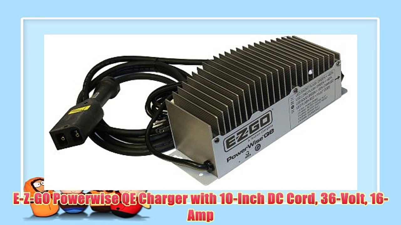 E-Z-GO Powerwise QE Charger with 10-Inch DC Cord 36-Volt 16-Amp
