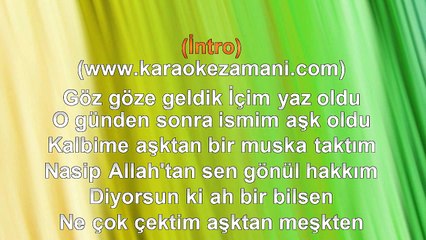Aşkın Nur Yengi - Öpeyim Geçsin - (2011) TÜRKÇE KARAOKE