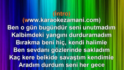 Aşkın Nur Yengi - Tutmadın - (2011) TÜRKÇE KARAOKE
