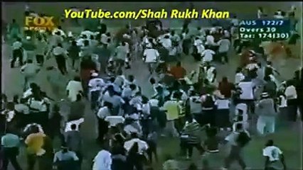 what is happening in this cricket ground.