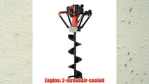 XtremepowerUS V-Type 55CC 2 Stroke Gas Ice Post Hole Digger W/10 Ice Auger Bit