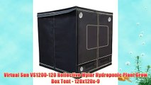 Virtual Sun VS1200-120 Reflective Mylar Hydroponic Plant Grow Box Tent - 120x120x-9