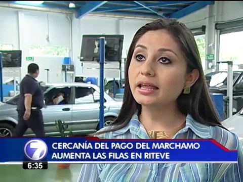 Vehículos rezagados y cercanía de marchamo aumentan filas en Riteve