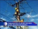 Trabajador del ICE en condición delicada tras recibir descarga eléctrica