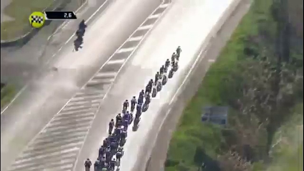 Marcel Kittel "smashing" his bike after his bar broke - Tirreno - Adriatico 2014