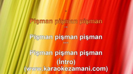 Atilla Taş - Pişman - (Remix) - 2009 TÜRKÇE KARAOKE