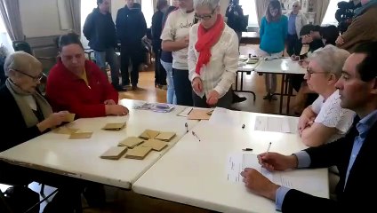 Le dépouillement à Carpentras