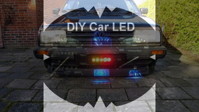 How To Install Daylight Vw Golf 2 / Jetta 2 DIY Universal (DRL) LED Daytime Running Lights