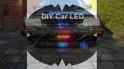 How To Install Daylight Vw Golf 2 / Jetta 2 DIY Universal (DRL) LED Daytime Running Lights