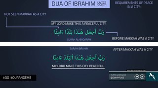 Dua of Ibrahim A.S. _ Quran Gems