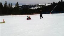 En piste...de luge