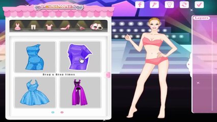 Princess Barbie Pop Star Dress Up Game