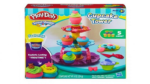 Play-Doh Fast Food Burger Builder with Play Doh Coco Nutty Monkey Play Dough French Fries