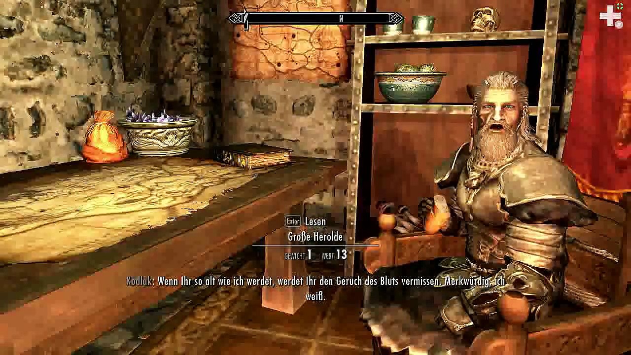 TESV Skyrim Tia Eryniel und Elin Bernstein Jorrvaskr KW 2015-03-29 15-29-47-10