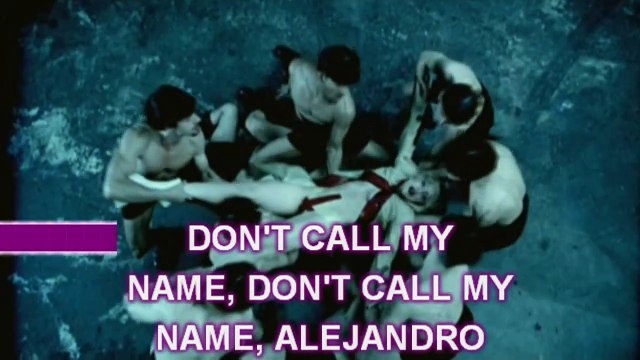 KARAOKE LADY GAGA - Alejandro [Dave Aude Radio Remix]