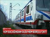 Trenin bacağını kopardığı vatandaşa Demiryolları 6 bin liralık tazminat davası açtı