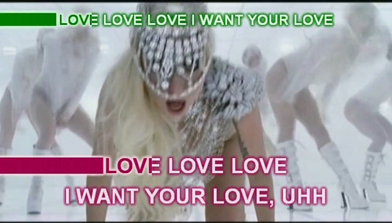 KARAOKE LADY GAGA - Bad romance [Dave Aude Radio Remix]
