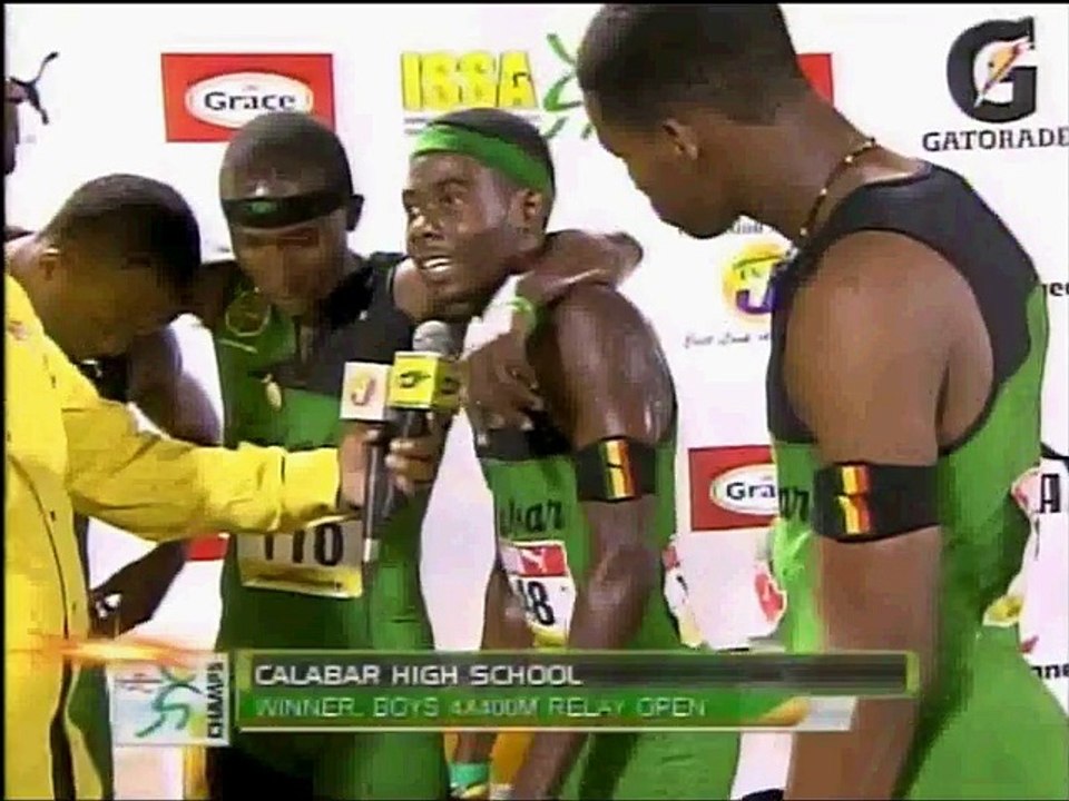 Interview With The Victorious Calabar 4x400m Team And Also The Kingston College Coach