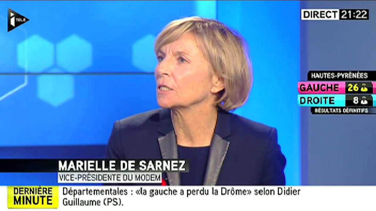 Marielle de Sarnez : " La non politique de la gauche est sanctionnée"