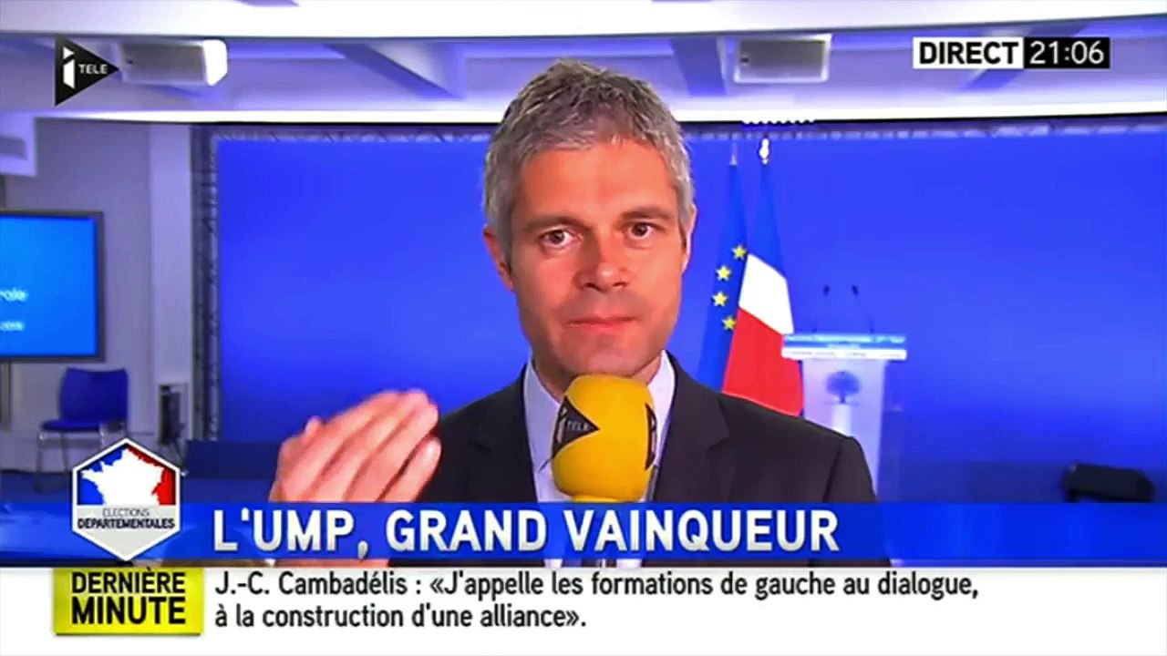 Départementales - Laurent Wauquiez : "J'aimerais que le message de l'échec de la gauche soit entendu"